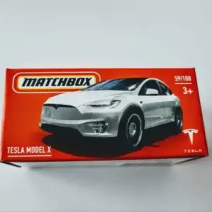 Matchbox 2022 Power Grabs 59 of 100 MBX Highway Tesla Model X white HFT94