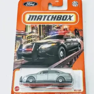 Matchbox 2021 MBX Highway 95 of 100 Ford Police Interceptor sterlibg grey GVX91