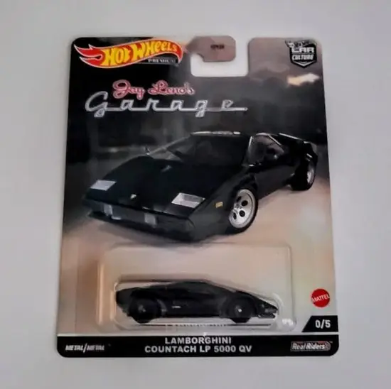 Hot Wheels 2022 Car Culture Jay Leno's Garage  Lamborghini Countach LP 5000 QV black chase HCK10