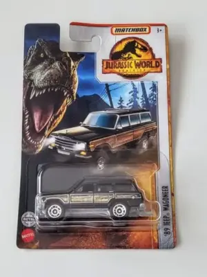 Matchbox 2022 Jurassic World Dominion mix 4 -  1989 Jeep Wagoneer HBH17