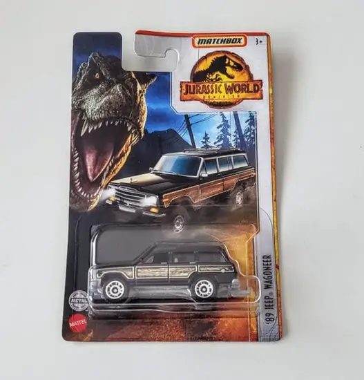 Matchbox 2022 Jurassic World Dominion mix 4 -  1989 Jeep Wagoneer HBH17