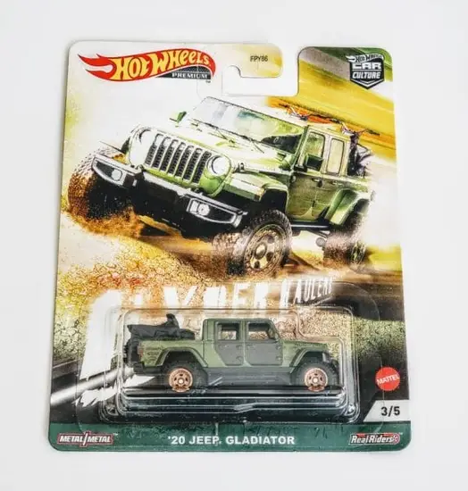 Hot Wheels 2021 Car Culture Hyper Haulers 3 of 5 - 2020 Jeep Gladiator GRJ86