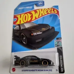Hot Wheels 2023 HW Modified 1 of 5 LB Super Silhouette Nissan Silvia S15 black HKH85 LBWK
