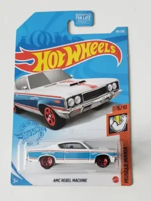 2d3c63d6-20210719_074129.webp Hot Wheels 2021 Muscle Mania 5 of 10 AMC Rebel Machine white GTB44