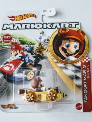 Hot Wheels Mario Kart Tanooki/Bumble V HDB31
