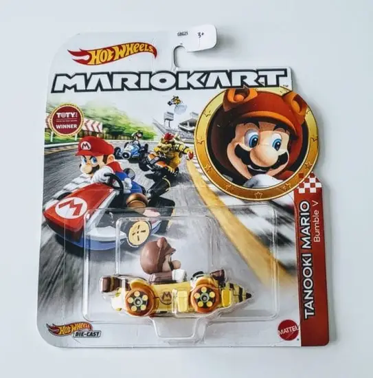 Hot Wheels Mario Kart Tanooki/Bumble V HDB31