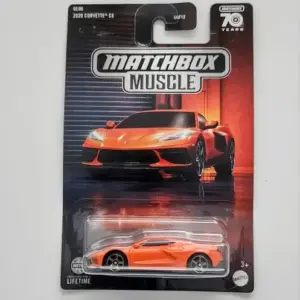 Matchbox 2023 Muscle Series 2 of 6 2020 Corvette C8 orange - HLM66 Matchbox 2023 Muscle Series 2 of 6 2020 Corvette C8 orange - HLM66