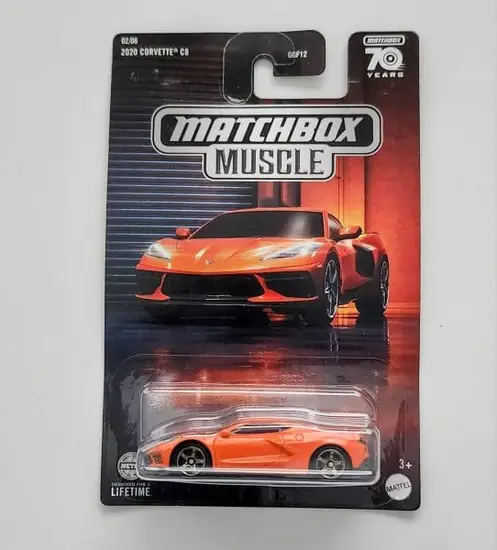 Matchbox 2023 Muscle Series 2 of 6 2020 Corvette C8 orange - HLM66
