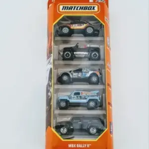 Matchbox 2021 5 pack MBX Rally II HCJ02 - VW Beetle Jeep Hurricane
