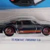Hot Wheels 2024 Muscle Mania 4 of 5 1977 Pontiac Firebird T/A (Trans-Am) black  Super Treasure Hunt HTF40 w/ protector