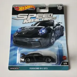 Hot Wheels 2023 Car Culture Speed Machines 0 of 5 Porsche 911 GT3 black chase