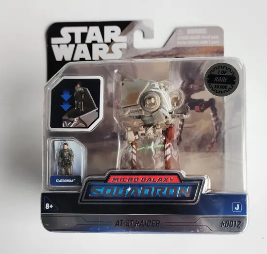 Star Wars Micro Galaxy Squadron Light Armor Class Series 1 #0012 AT-ST Raider SWJ006 Rare Chase (1 of 15k)