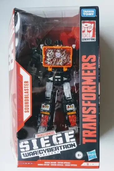 Transformers War For Cybertron Seige - Sound Blaster Black 35th Anniversary