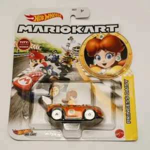 Hot Wheels 2022 Mario Kart Princess Daisy w/Wild Wing orange GRN14
