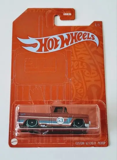 Hot Wheels 2021 53rd Anniversary series mix 1 - 3 of 5 Custom 1962 Chevy Pickup GRR38