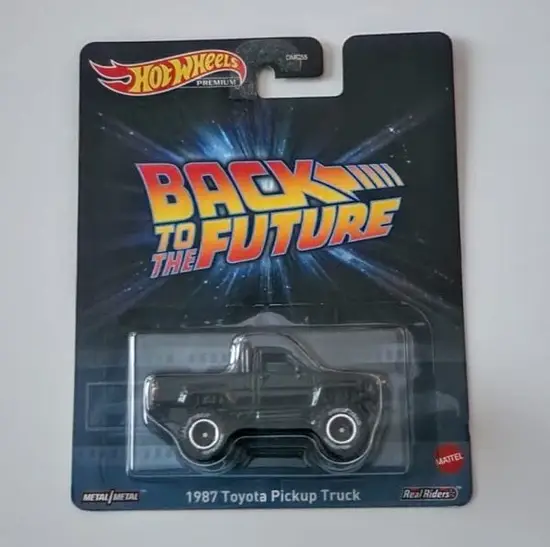 Hot Wheels 2023 Retro Entertainment mix 1 - Back to the Future 1987 Toyota  Truck black HKC20