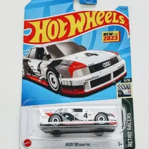Hot wheels 2023 Retro Racers 6 of 10 Audi 90 Quattro (IMSO GTO) white HKG35
