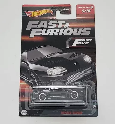 Hot Wheels 2023 Fast & Furious series 1 - 5 of 10 Toyota Supra black HNR95 (walmart exclusive)