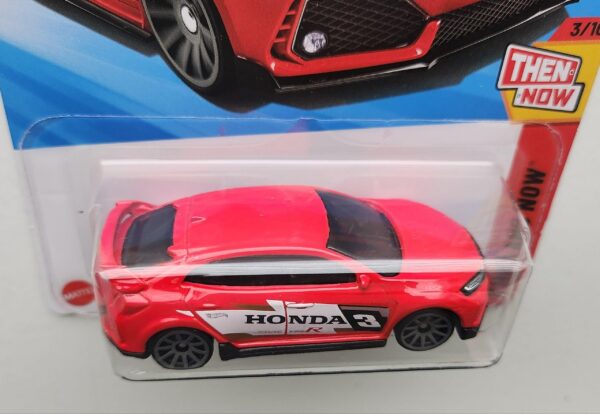Hot wheels 2025 Then and Now - 2018 Honda Civic Type-R red HYY64