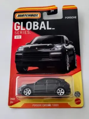 Matchbox 2022 Global Series 2 of 12 Porsche Cayenne Turbo black HLH37