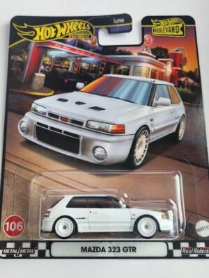 Hot Wheels Premium 2024 Boulevard mix 956Y - 106 of 110 Mazda 323 GTR White HRT59