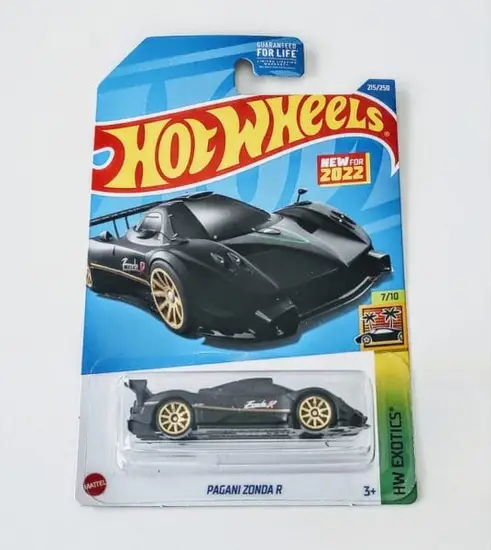 Hot Wheels 2022 HW Exotics 7 of 10 Pagani Zonda R black