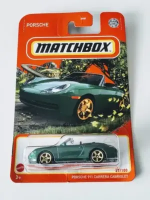 3c8c1652-3706.webp Matchbox 2020 MBX Highway 27 of 100 Porsche 911 Carrera Cabriolet Green HFP42