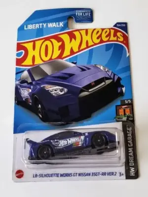 Hot Wheels 2022 HW Dream Garage 5 of 5 LB-Silhouette Works GT Nissan 35GT-RR Ver.2 blue (LBWK)