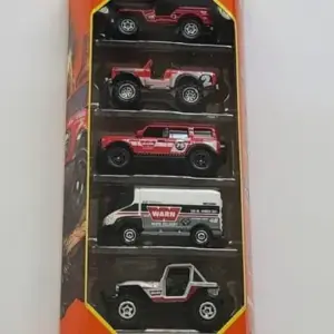 Matchbox 2023 5 Pack Warn Industries HKY19 Bronco, Jeep, Scout