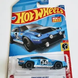 Hot Wheels 2022 HW Daredevils 4 of 5 Dimachinni Veloce Blue