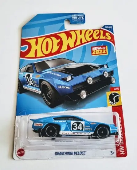 Hot Wheels 2022 HW Daredevils 4 of 5 Dimachinni Veloce Blue