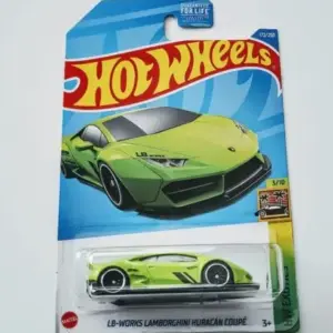 Hot Wheels 2022 HW Exotics 3 of 10 LB-Works Lamborghini Huracan Coupe green Kroger exclusive HCY55
