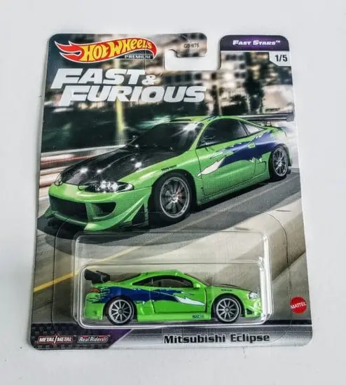 Hot Wheels 2021 Fast & Furious Fast Stars 1 of 5 Mitsubishi Eclipse GRL73
