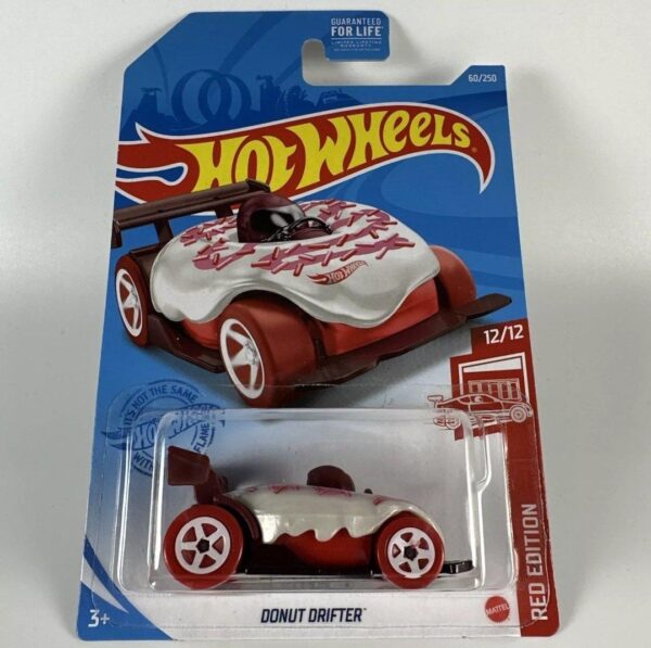 Hot Wheels 2021 Target Red Edition 12 of 12 Donut Drifter GTD60 pink sprinkles