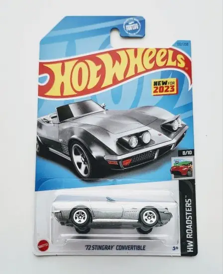 Hot wheels 2023 HW Roadsters 8 of 10 - 1972 Stingray Convertible grey HKK21