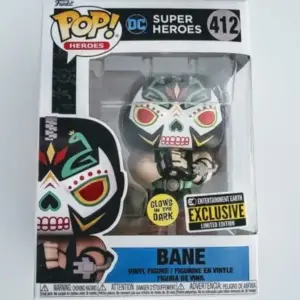 Funko Pop DC Super Heroes Dia De Los #412 Bane GITD Preview Exclusive