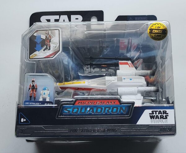 Star Wars Micro Galaxy Squadron Star Fighter Class Series 6 - #0128 Episode IV A New Hope - Luke Sky Walkers X-Wing Super Chase (1 of 5000) SWJ0339