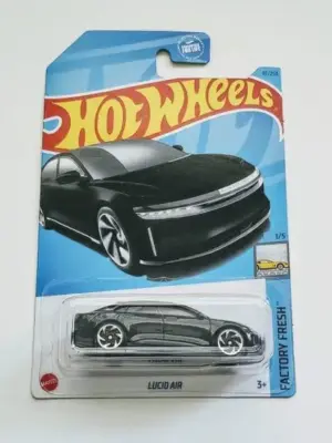 Hot wheels 2023 Factory Fresh 1 of 5 - Lucid Air black HKK76
