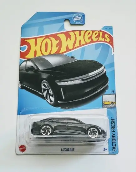 Hot wheels 2023 Factory Fresh 1 of 5 - Lucid Air black HKK76