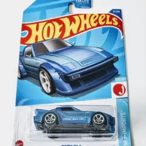 Hot Wheels 2022 HW J-Imports 1 of 10 Mazda RX-7 Greddy Blue HCV76