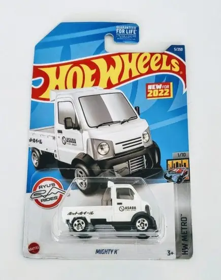 Hot Wheels 2022 HW Metro Mighty K White HCT32 (Ryu Asada Rides)
