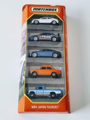 49bd0a84-20220316_1638517e23814618071219499542.jpg Matchbox 2022 5 packs MBX Japan Tourers HFH06 - Datsun 510 Subaru WRX Infiniti G37