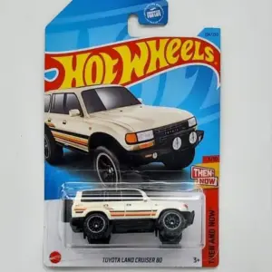 Hot Wheels 2023 Then and Now 3 of 10 Toyota Land Cruiser 80 beige HKJ41