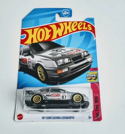 Hot wheels 2023 HW The 80s 1 of 10 - 1987 Ford Sierra Cosworth grey HKJ59