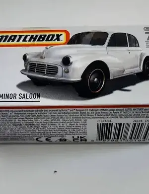 Matchbox 2023 Power Grabs 5 of 100 Morris Minor Saloon 70th Anniversary Silver HLD54
