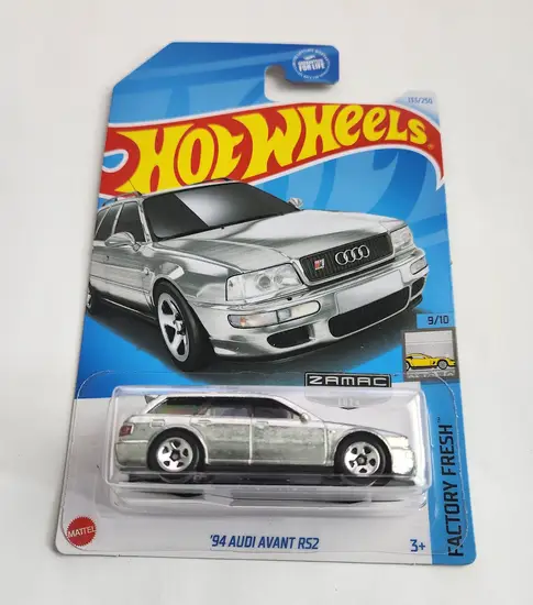 Hot wheels 2024 Factory Fresh 9 of 10 1994 Audi Avant RS2 zamac HTF52