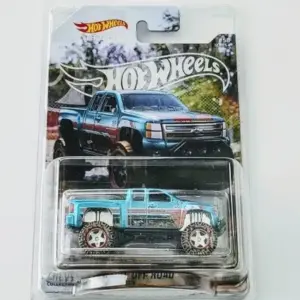 Hot Wheels 2022 NFT Garage Series 4 Mud Studs 58 of 59 - Chevy Silverado off-road blue