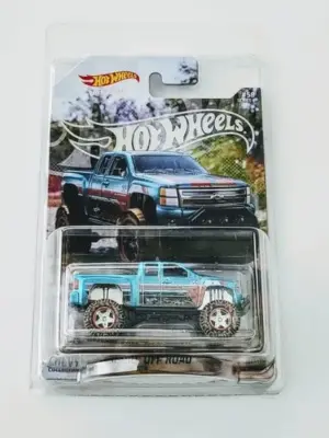 Hot Wheels 2022 NFT Garage Series 4 Mud Studs 58 of 59 - Chevy Silverado off-road blue