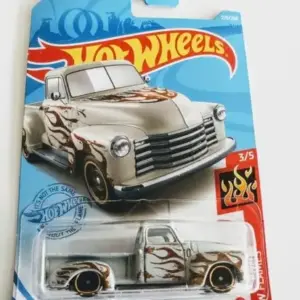 Hot Wheels 2021 HW Flames 3 of 5 1952 Chevy Gray GTB19