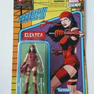 Marvel Legends Retro 3.75 Action Figure Wave 2 Daredevil Elektra F2657 (unpunched card) Marvel Legends Retro 3.75 Action Figure Wave 2 Daredevil Elektra F2657 (unpunched card)
